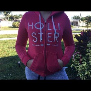Pink Hollister jacket